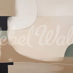 Fototapet, Abstract Shapes, Pastel, Rebel Walls