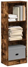 857778 vidaXL Bibliotecă, stejar fumuriu, 40x24x109 cm, lemn prelucrat