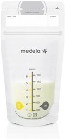 Medela Pungi de depozitare a laptelui matern, 180 ml