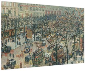 Tablou - Camille Pissarro, Boulevard des Italiens, Morning, Sunlight, reproducere (90x60 cm)