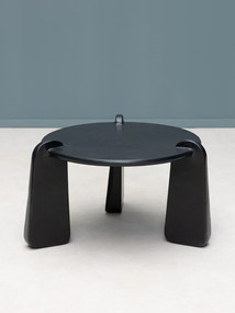 Masuta de cafea, rotunda, din aluminiu, Carnac