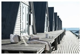 Prosop gri deschis din bumbac 70x140 cm Inu – Zone