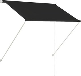 vidaXL Copertină retractabilă, antracit, 100 x 150 cm
