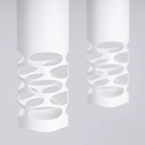 Lustră pe cablu Sollux SL.1692 LIRO 2xGU10/10W/230V alb