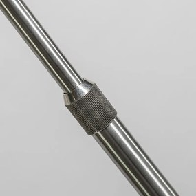 Lampă arcuită modernă din oțel cu bază din marmură - XXL