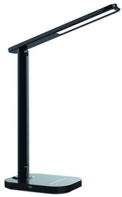 Lampă LED de masă dimabilă tactilă cu conector USB KIARA LED/7W/230V neagră
