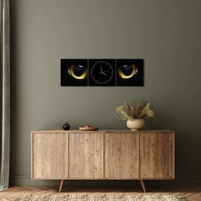 Tablou - Ochi de pisică (cu ceas) (90x30 cm)
