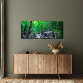 Tablou - Cascada Erawan, Kanchanaburi, Thailanda (120x50 cm)