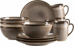 Mäser Set de vase pentru micul dejun 12 pieseSMOKY'S – maro