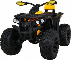 ATV Electric cu acumulator pentru copii NOVOKIDS™ PowerQuad PRO , Cu melodii si lumini, Lungime 103 cm, 3-8 ani , Max 35 kg , Roti EVA, 12V, 4
