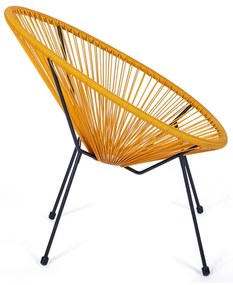 Fotoliu de grădină galben din metal/din plastic Avocado Comfort – Bonami Selection