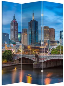 Paravan - Orașul Melbourne (126x170 cm)