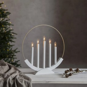 Decorațiune luminoasă de Crăciun albă Brace – Star Trading