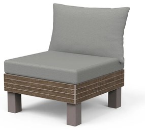 Canapea de grădină Elements Signature cu 1 loc, nuc
