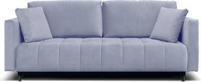 Canapea extensibila ALDO 3L, stofa catifelata gri - Monolith 84, cu la