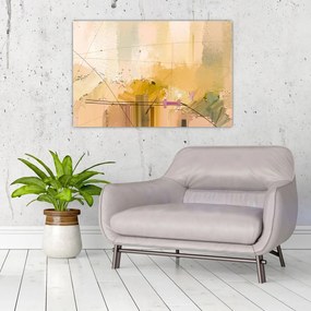 Tablou - Abstract, pictură în ulei (90x60 cm)