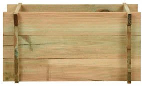 Strat inaltat legume gradina, 40 cm, lemn de pin tratat 1, Maro, 40 cm