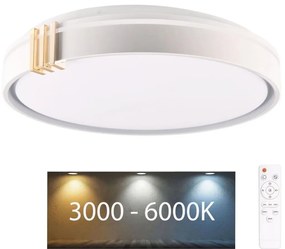 Plafonieră LED dimabilă pentru baie ARLETTA LED/48W/230V IP44 + telecomandă