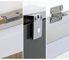 Aplică LED pentru oglindă Orion Soff 3-588 HORIZON LED/18W/230V 90 cm IP44 argintiu