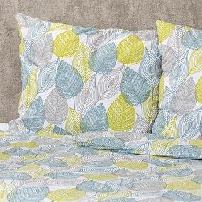 Lenjerie de pat din bumbac 4Home Nordic Leaves, 140 x 220 cm, 70 x 90 cm, 140 x 220 cm, 70 x 90 cm