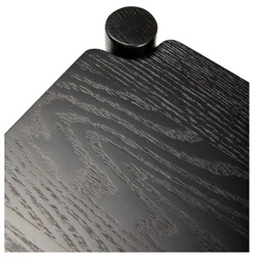 Măsuță de servire cu roți din lemn de stejar 40x40 cm Norm – Hübsch