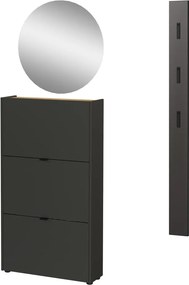 Set pentru hol gri antracit 101x200x22 cm Ameca – Germania