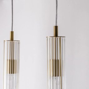Lustra cu 4 pendule design modern ARIA alama periata
