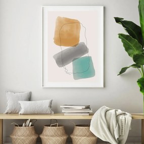 Poster - Abstracție pictată (A4)