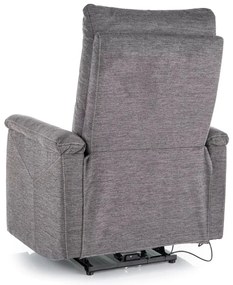 Fotoliu recliner cu functie de masaj Neptun M gri inchis Brego18