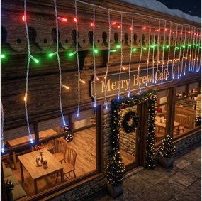 BRILAGI - LED instalație luminoasă de Crăciun pentru exterior 400xLED/6W/8 funcții 23x0,4m IP44 multicolor