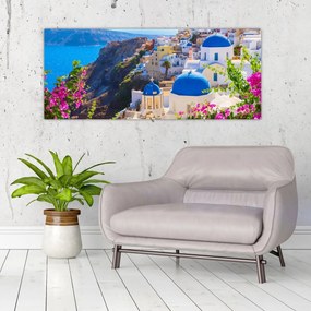 Tablou - Santorini, Grecia (120x50 cm)