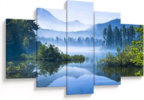 Tablou cu lac montan (150x105 cm)