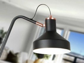 Lampadar/Lampa de podea din metal design moderm Irias negru/cupru