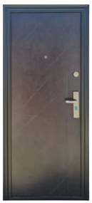 Usa metalica de exterior cu izolatie si vizor Novo Doors ND7003 , 2 yale,tabla 0,7 mm, balamale si clanta incluse, toc de 7 centimetri, pentru casa