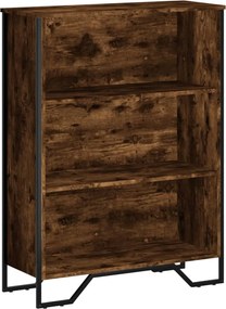 vidaXL Bibliotecă, stejar fumuriu, 80x31x106 cm, lemn prelucrat