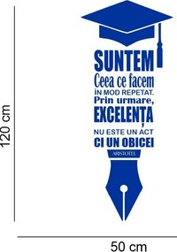 Sticker perete Suntem ceea ce facem in mod repetat