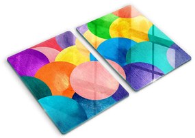 Tocător de bucătărie Cercuri colorate