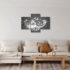 Tablou - Ilustrație de munți (90x60 cm)