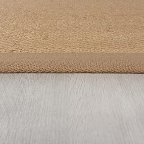 Covor tip traversă în culoare naturală din iută 60x230 cm Kira – Flair Rugs