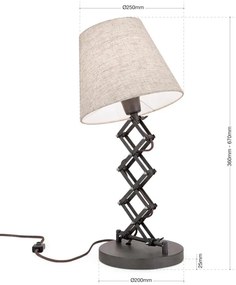 Veioza design vintage cu brat extensibil Factory
