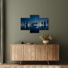 Tablou cu orașul nocturn (90x60 cm)