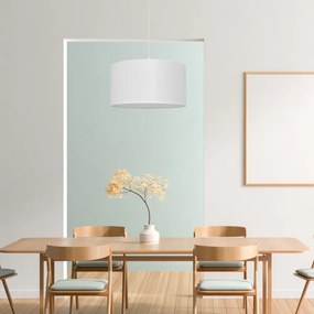 Lustră pe cablu ALBA 1xE27/15W/230V d. 40 cm albă