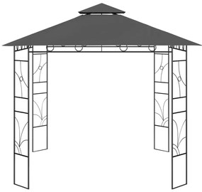 Pavilion, antracit, 3x3x2,7 m, 160 g m   Antracit