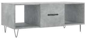 829296 vidaXL Măsuță de cafea, gri beton, 102x50x40 cm, lemn prelucrat