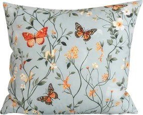 Husa pentru perna din microfibra MONARCH WINGS 45x45 cm, albastru deschis