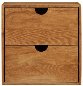 Raft în culoare naturală etajat din lemn de stejar 18 cm Townsville – House Nordic