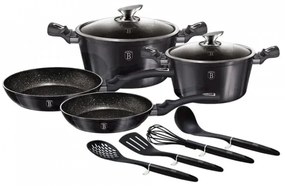 Set oale si tigai marmorate 10 piese Carbon Pro Berlinger Haus BH 6917