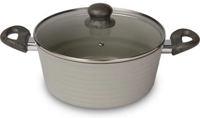 Lamart LT1268 cratiță cu capac Stripe, diametru 24cm
