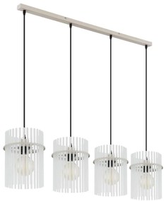 Globo 15698-4HB - Lustră suspendată pe cablu GORLEY, 4xE27/60W/230V