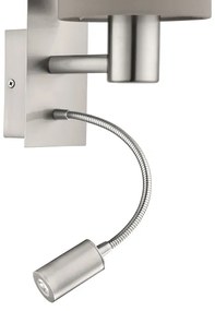 Eglo 96478 - Lampă LED flexibilă PASTERI 1xE27/40W+LED/3,8W taupe